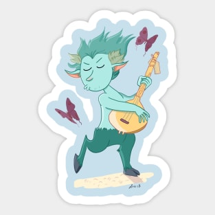 Dancing Satyr Sticker